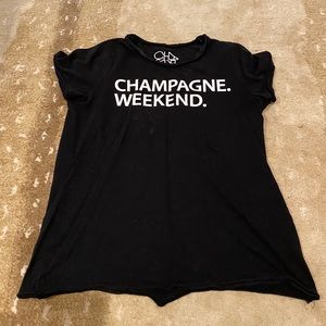 CHASER BRAND Champagne Weekend” T-Shirt